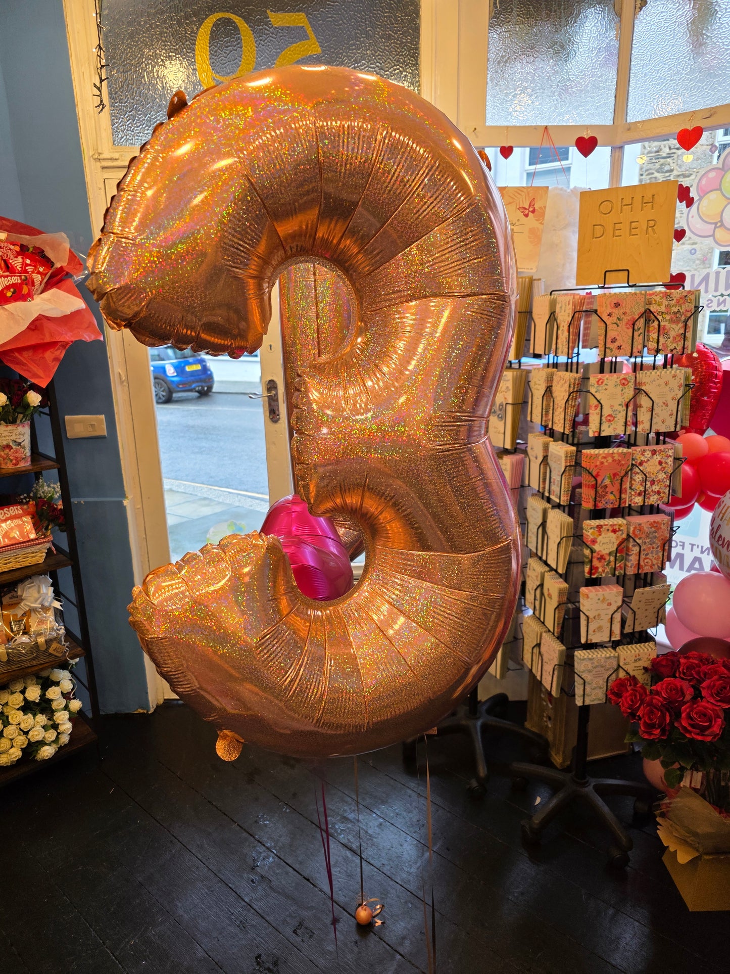 Large Helium Number Balloons