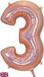 Large Helium Number Balloons