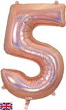 Large Helium Number Balloons
