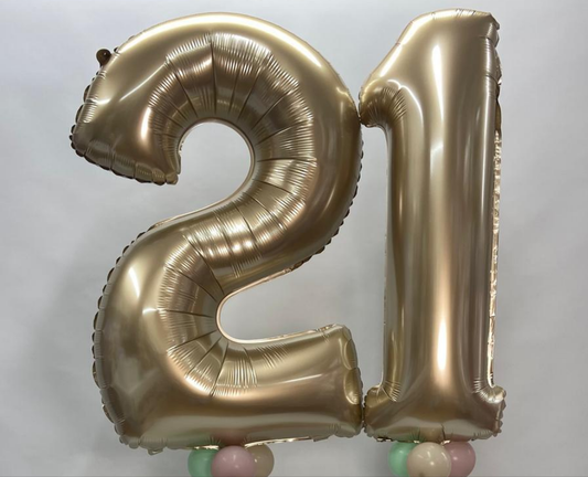 Large Helium Number Balloons