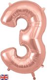 Large Helium Number Balloons