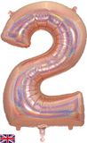 Large Helium Number Balloons