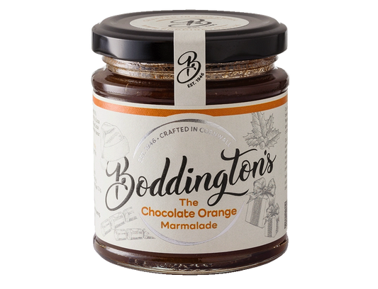 Jar of Boddington's Chocolate Orange Marmalade