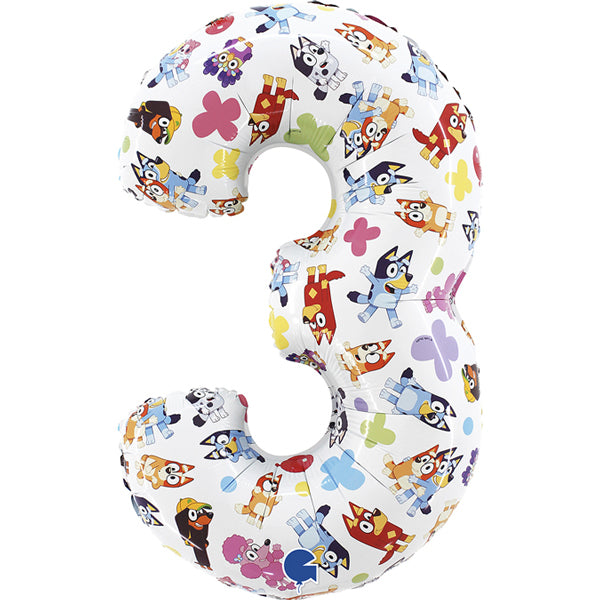 Bluey Number Balloons (1–6) 🎈🐾