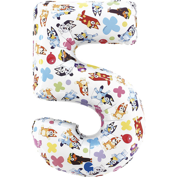 Bluey Number Balloons (1–6) 🎈🐾